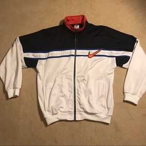 Retro Nike white tag track jacket